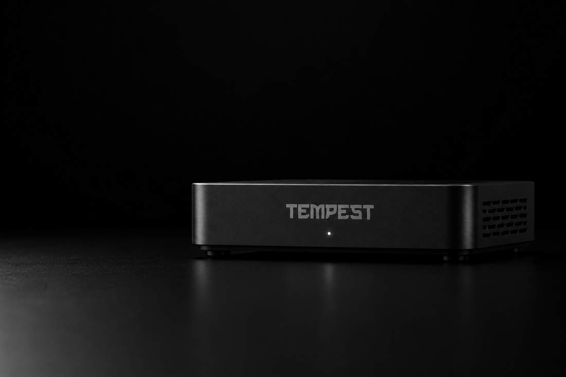 Tempest switch, front view