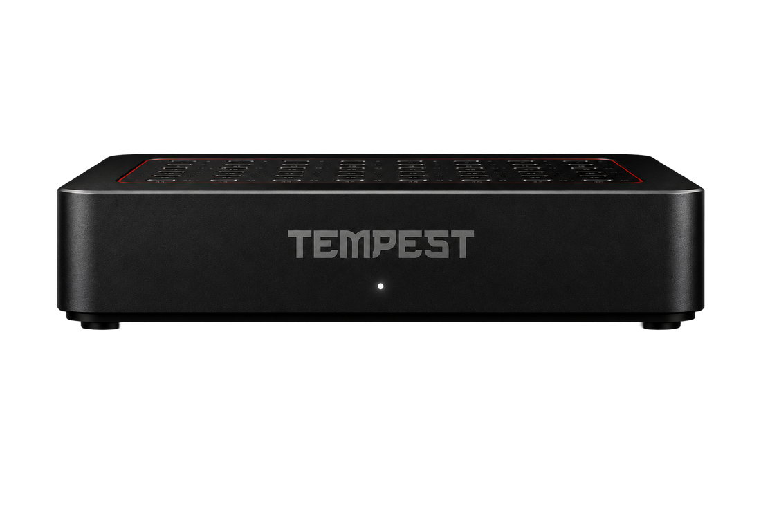 Tempest switch, front view